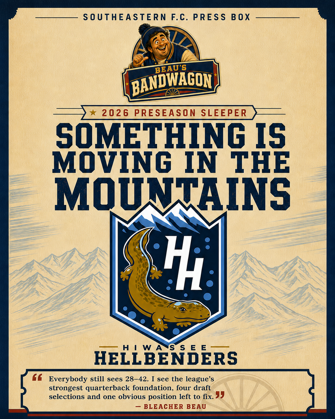 Beau bought a ticket to Hiwassee. cover