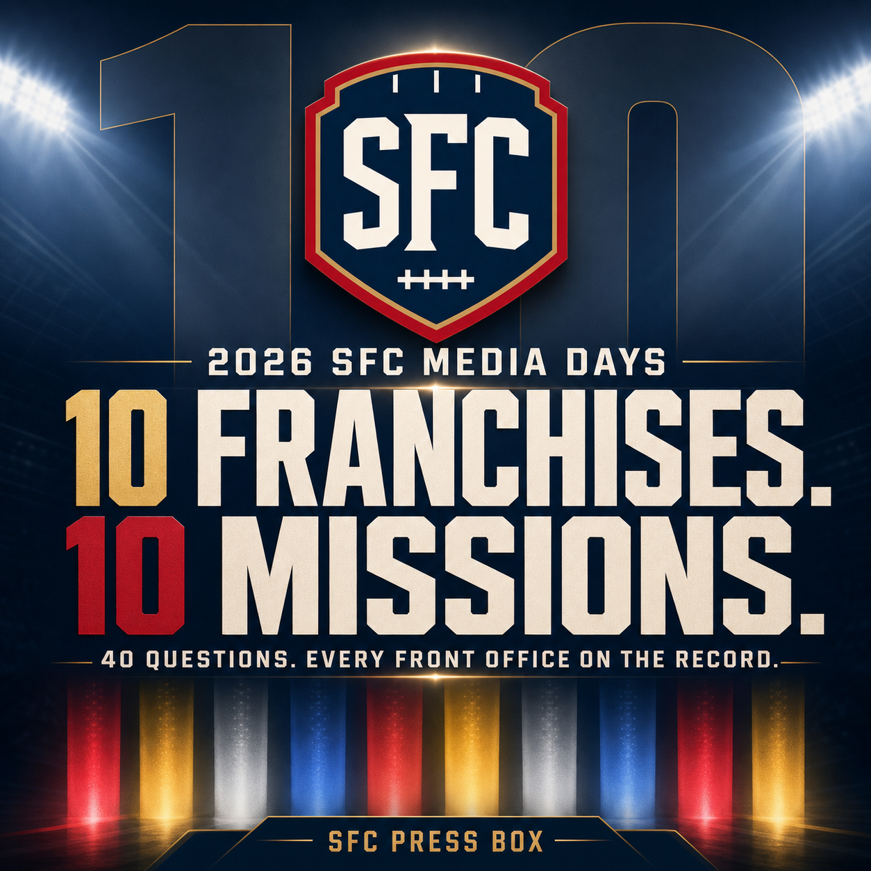 Every franchise has a mission. cover